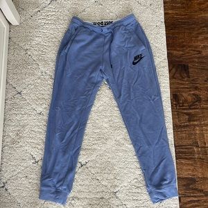 Nike purple/blue sweatpants